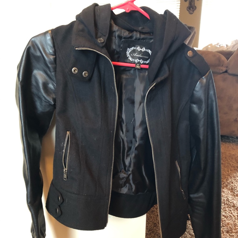 Black crop jacket
